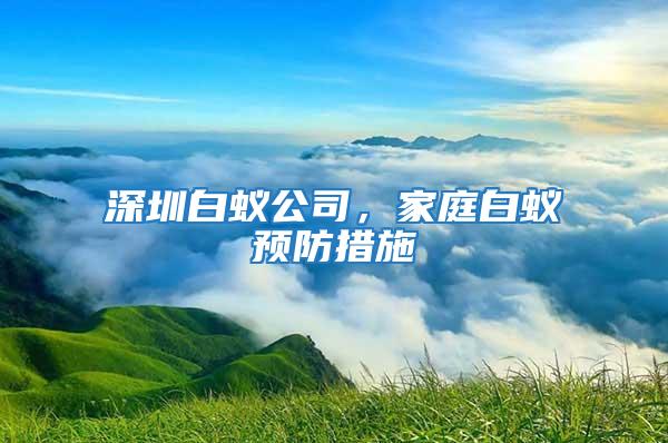 深圳白蟻公司,家庭白蟻預(yù)防措施