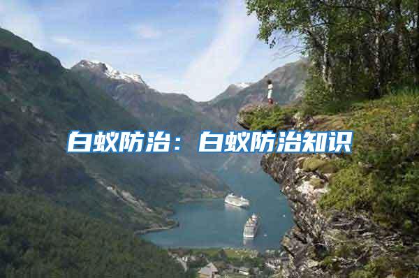 白蟻防治:白蟻防治知識(shí)